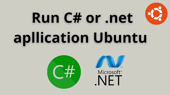 Run C# or .net application in Ubuntu / Linux without installing Microsoft Visual Studio