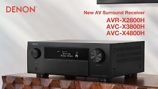 Introducing the brand new Denon AVC-X4800H.