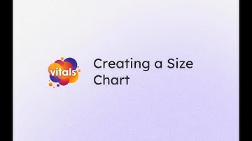 Creating a Size Chart