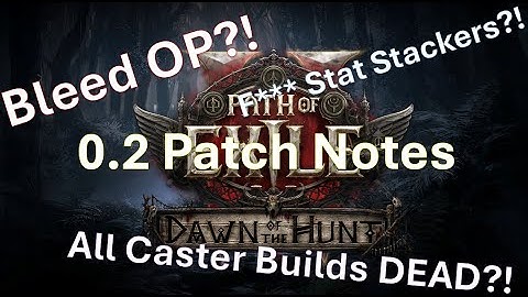 0.2 Patch Notes for Dawn of the Hunt