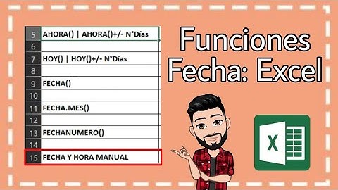 Funciones de FECHA en Excel 📆 | Explicación y Ejemplos | Tutorial