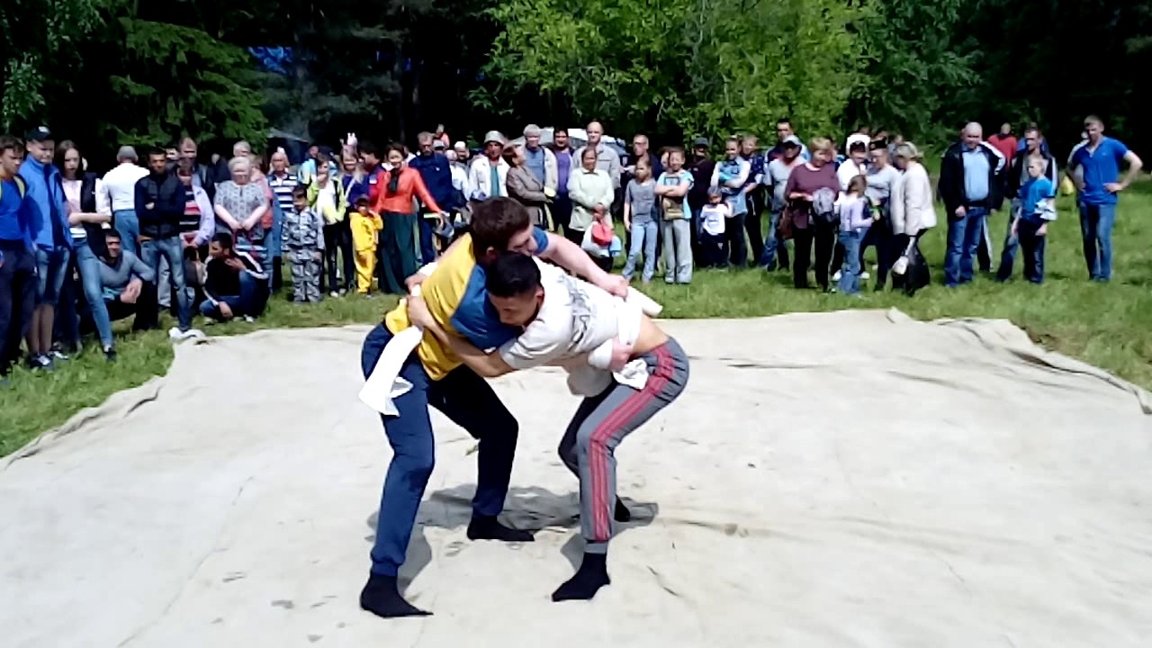Борьба Куреш - YouTube