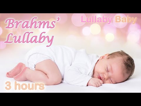 ✰ 3 HOURS ✰ BRAHMS' LULLABY ♫ Music Box ✰ NO ADS ✰ Lullaby Baby ✰ Baby Sleeping Music Lullaby