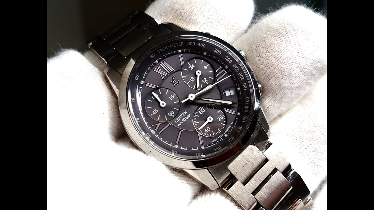CITIZEN XC DURATECT F500-T002382 Chronograph Wrist Watch - YouTube