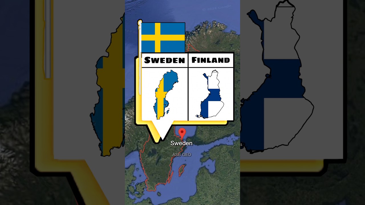 Almost Similar Map of Different Countries 