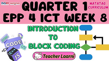 EPP 4 QUARTER 1 (ICT) WEEK 8 - MATATAG CURRICULUM