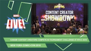 Marvel Contest of Champions: Content Creator Showdown at NYCC 2018!