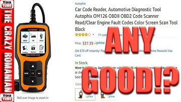 AutoPHIX OM126 CAR obd2 CODE READER TEST Unlock any car mystery Check Engine Home DIAGNOSTIC tool