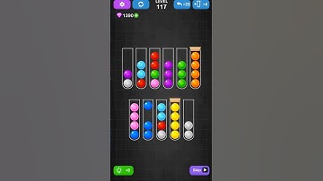 Ball Sort Level 117- Level 118#fyp #fypシ゚viral #ballsortpuzzle #sorts #ballsort #games