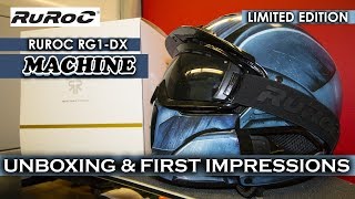 Ruroc RG1-DX MACHINE Helmet Unboxing & First Impressions