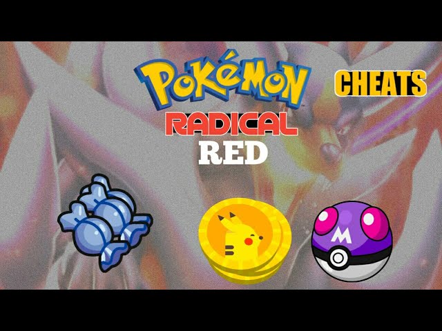 Pokemon Radical Red, V2.3, CHEATS