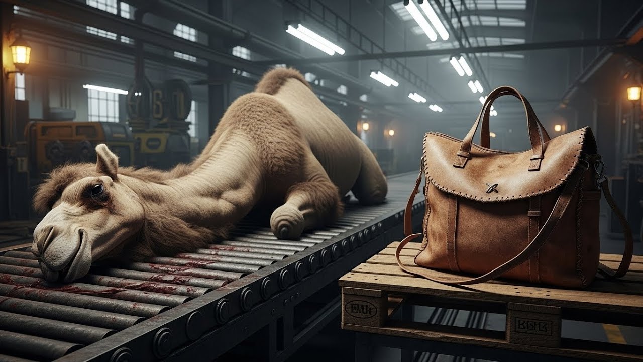 Camel Leather Bags || From Desert Camels to Luxury Travel Accessories || Factory Assemble