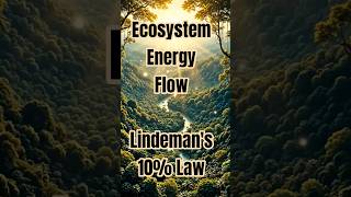 Ecosystem Energy Flow | Lindeman's 10% Law ko 1minute mein samjho aur NEET ke liye revise karo 🩺🎉👍