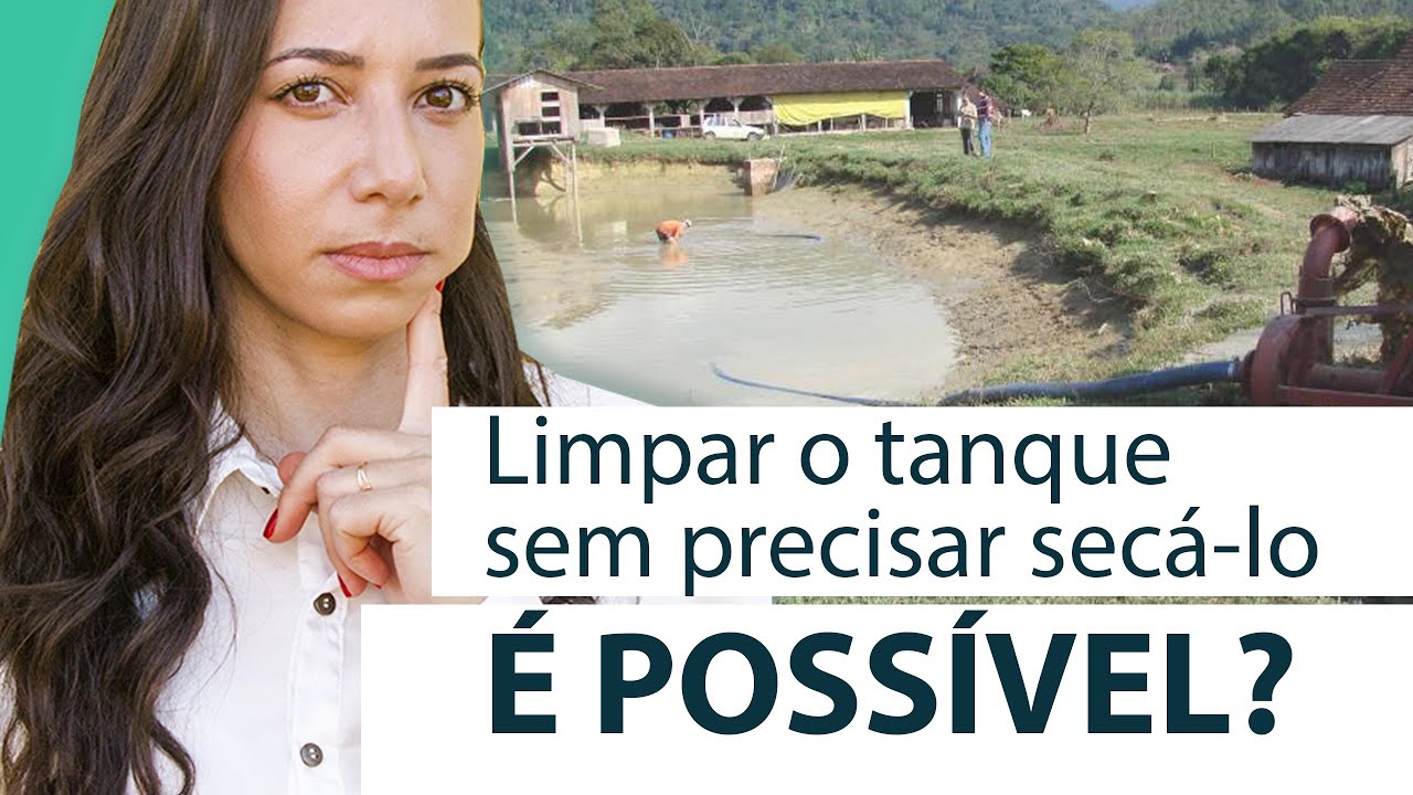 Como limpar o tanque da piscicultura sem precisar secá-lo