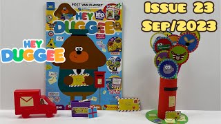 Hey Duggee Magazine Issue 23 Sep2023 With Post Van Play Set 