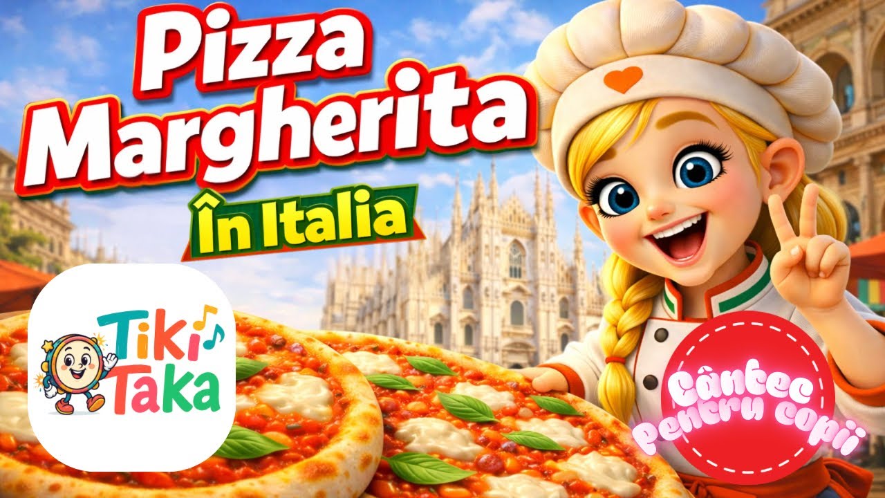 Pizza Margherita (MiGusta în Italia) - Tiki Taka Music for Kids | Ep.3 RețeteMuzicaleDinToatăLumea