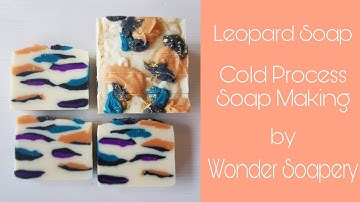Leopard, Cold Process Soap Making by Wonder Soapery