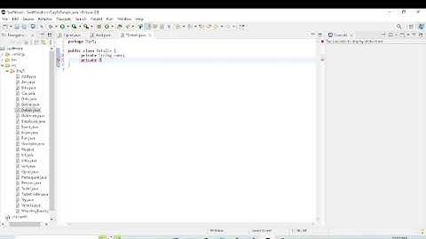 Automatic Generate getter and setter method in eclipse IDE ||#java ||