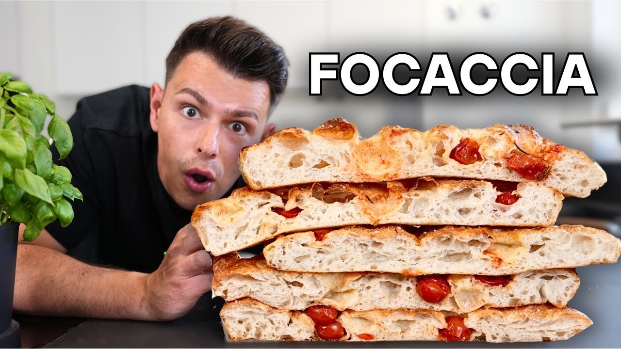 GELINGSICHERE Focaccia OHNE kneten!