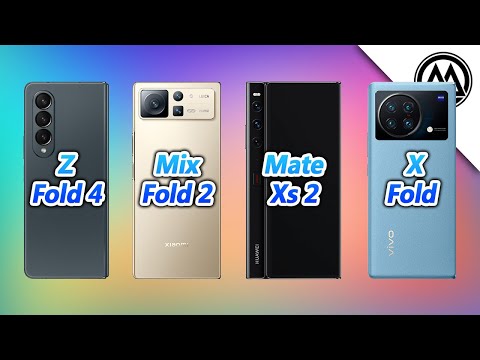 Samsung Galaxy Z Fold 4 vs Xiaomi Mix Fold 2 vs Huawei Mate Xs 2 vs Vivo X Fold