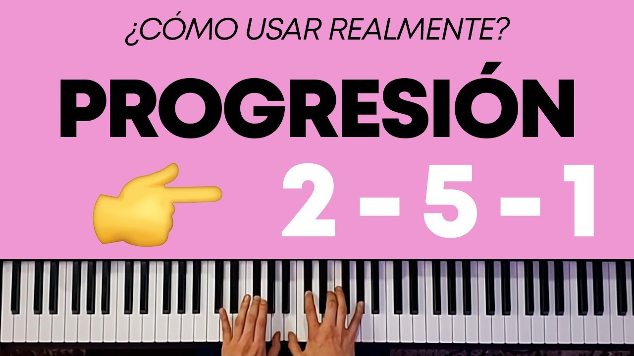 ✅ Aplica AHORA estos Acordes de JAZZ| Progresión 2 5 1 Avanzada| Tutorial de PIANO