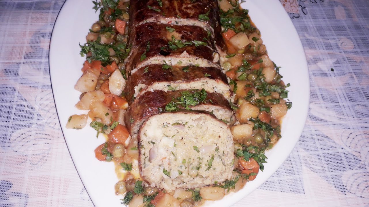 روول دجاج اقتصادي بربع صدور بس  حصري من امة الله بحشوة اقتصادية تحفة