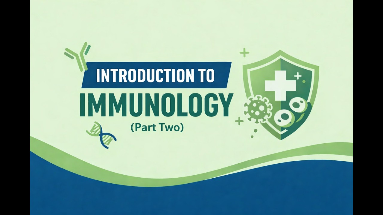 Immunology | Introduction to Immune System basics : Part 2 - YouTube