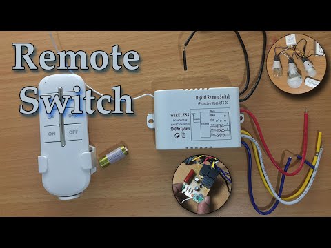 Syantek ‎BHC1801-3 Wireless Remote Control Light Switch User Manual