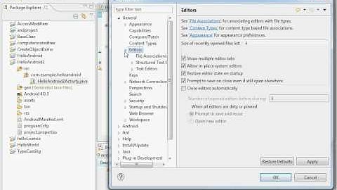 How to add line numbers to the editor in Eclipse