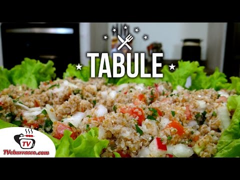 Como Fazer Tabule - Tv Churrasco
