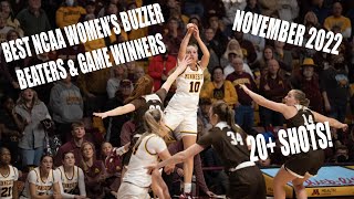 Best NCAA Women's Basketball Buzzer Beaters & Game Winners of November 2022