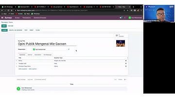 Modul Survey Aplikasi Odoo