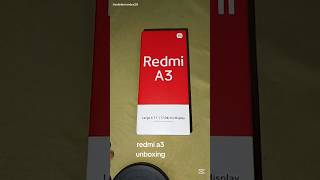 Redmi A3 Unboxing