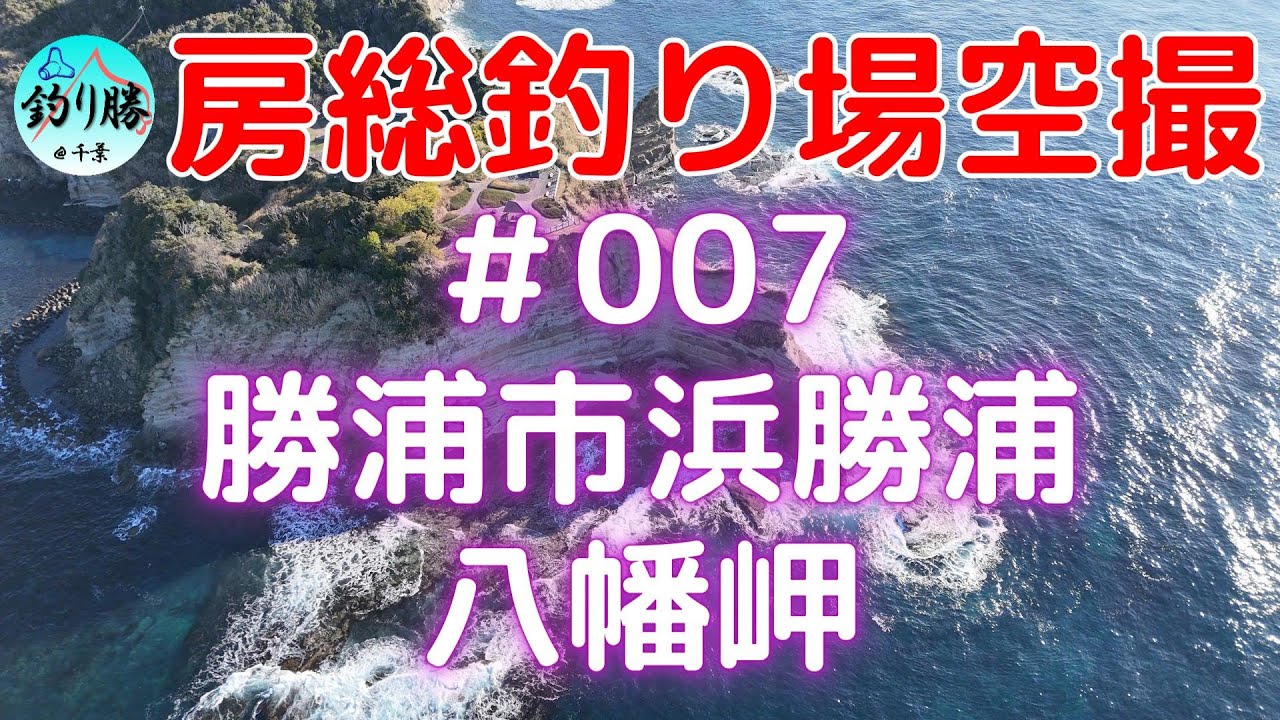 千葉釣り場空撮 勝浦市浜勝浦 八幡岬 #007 | 千葉内房の釣り人「釣り勝
