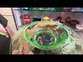 FunnARTZ Vintage Console Bowl, uranium glass by Cambridge Glass