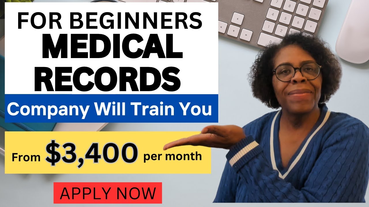 20.60/hr WorkFromHome Medical Records Job Will Train You