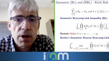 Karoly Boroczky  - Equality in the Reverse Brascamp Lieb Inequality - IPAM at UCLA