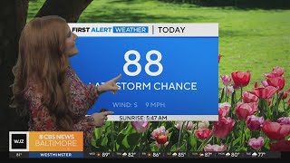 Meteorologist Meg McNamara has your Wednesday morning forecast 5/22/2024