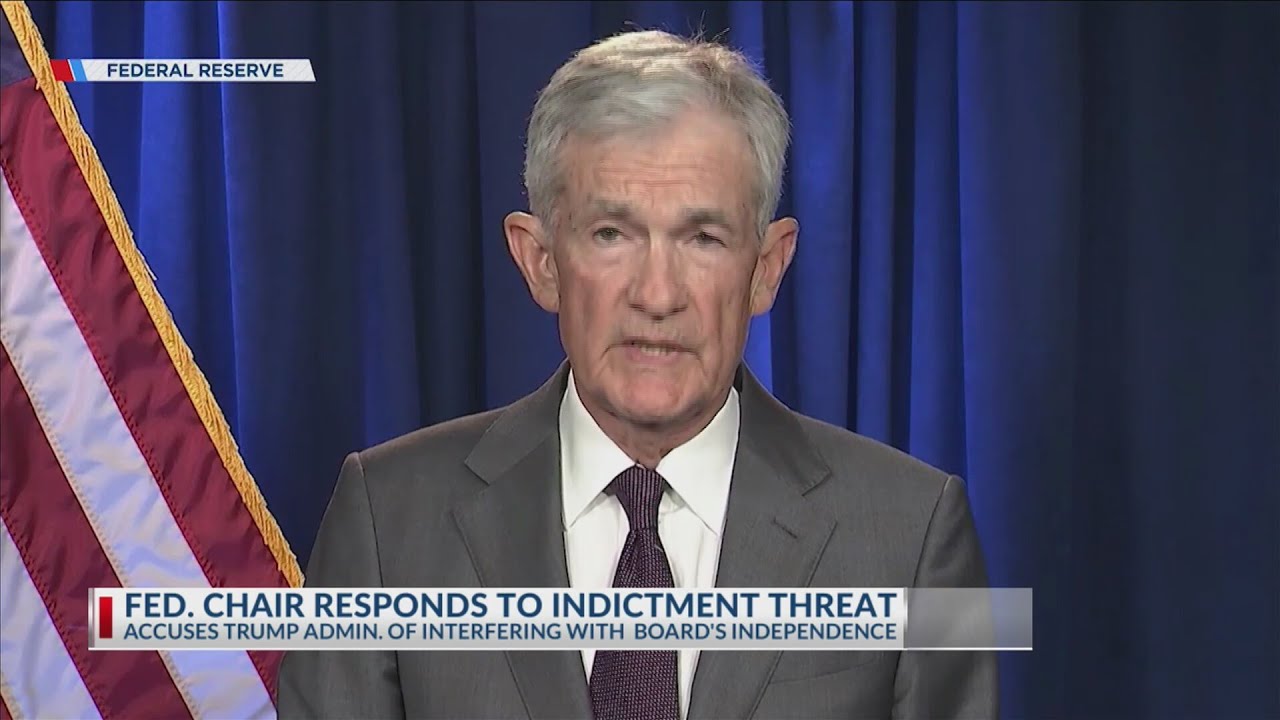Federal Reserve chair says DOJ investigation threatens Fed's independence