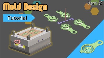 Mold Design in SOLIDWORKS - Multi Cavities Mold 2/4