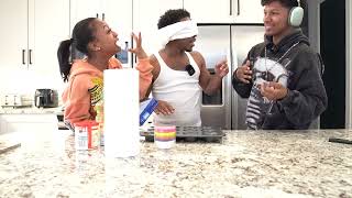 Blind,Deaf, And Mute Challenge With My Siblings Deshae And Brooklyn