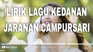 Javanese Traditional Music Lirik Lagu Kedanan Jaranan Campursari | Masri Channel