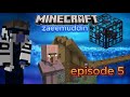 I build a Bridge Village and XP farm in Zaeemuddi survival series episode 5 Minecraft