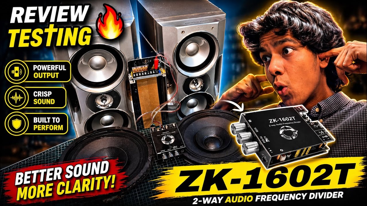 Most Cheapest and Powerful 2.0 Class-D Amplifier | ZK-1602T 320