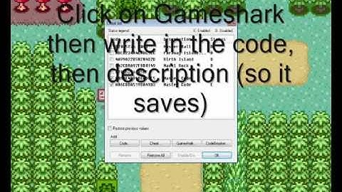 How To Enable Gameshark Codes On VBA