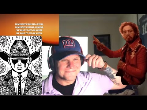 GIANTS FAN REACTS TO "Pour Me A Drink" - Post Malone & Blake Shelton