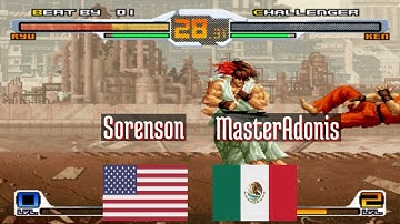 FT5 @svcsplus: Sorenson (US) vs MasterAdonis (MX) [SNK vs Capcom svc Fightcade] Apr 25