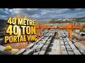 40 Tonluk Dev Portal Vinç Sahada! | 40 Metre Açıklıkta Güç Testi