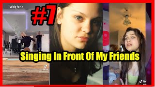 Singing In Front Of Friends #7  Compilation Of The Best Reactions