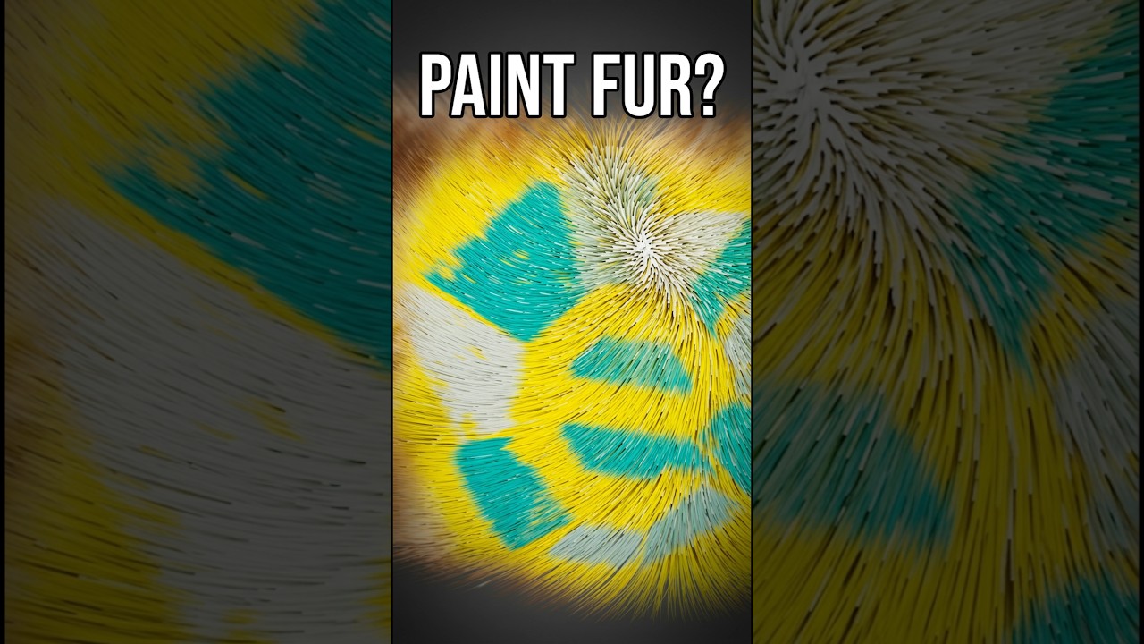 Ornatrix to UE5 in Under a Minute (Color Painting) #Shorts #3DArt